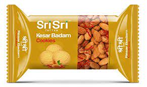 SriSri Kesar Badam Cookies