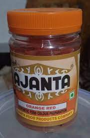 Ajanta Food Colour Orange Red